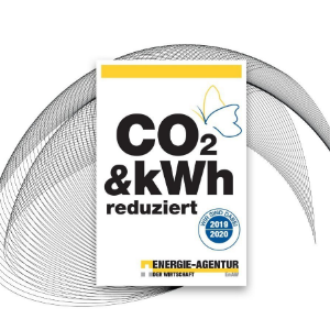 Zertifikat CO2 reduziert
